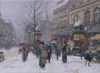 Scène de rue parisienne
